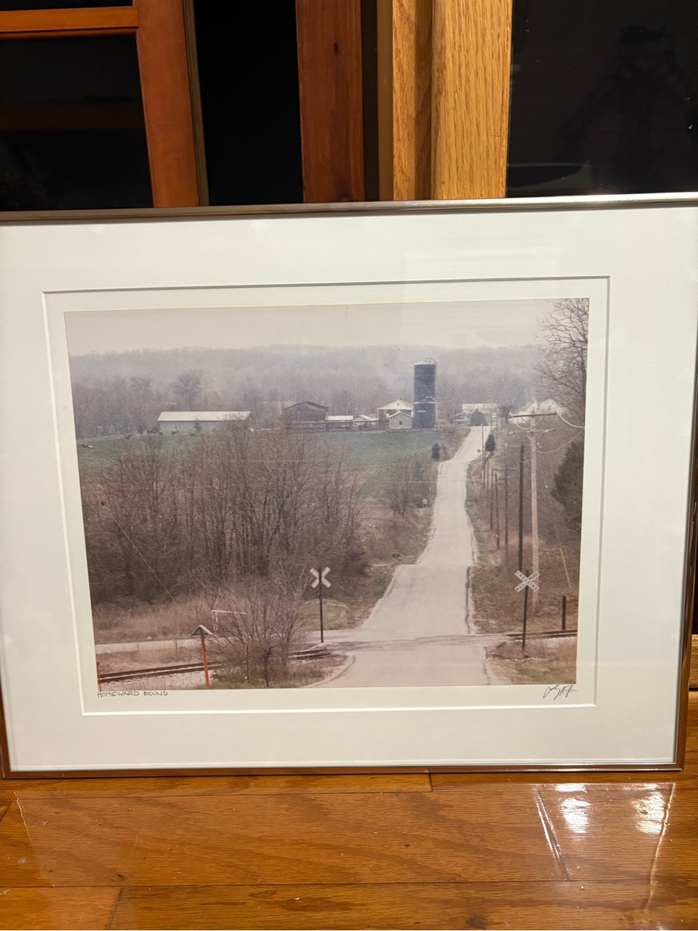 Larry Kanfer Signed 1992 "Homeward Bound" Framed Fine Art Photo Print